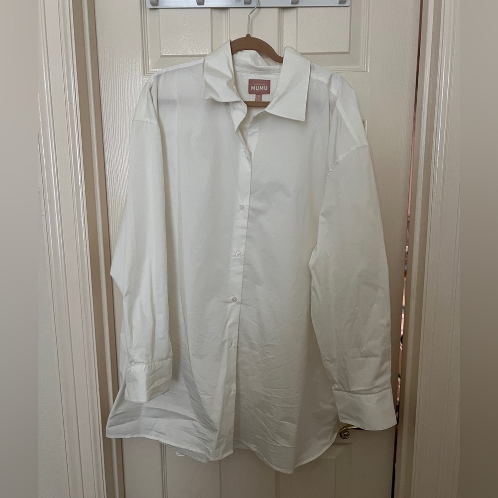 Mumu long collared shirt, XXL